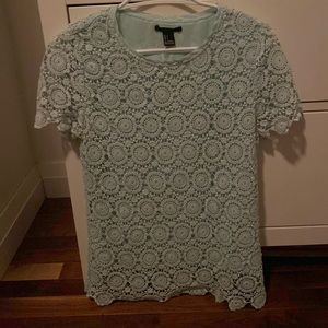 Size small mint coloured forever 21 top !